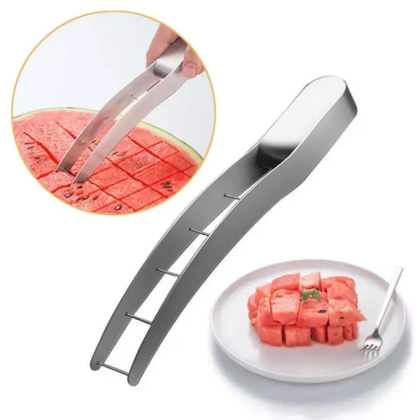 Stainless Steel Watermelon Slicer Cutter Fruit Tools Kitchen Accessories - Image 2