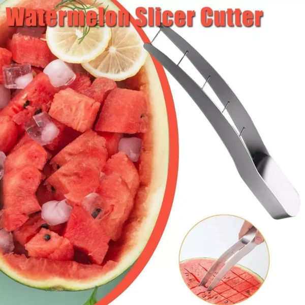 Stainless Steel Watermelon Slicer Cutter Fruit Tools Kitchen Accessories - Image 3